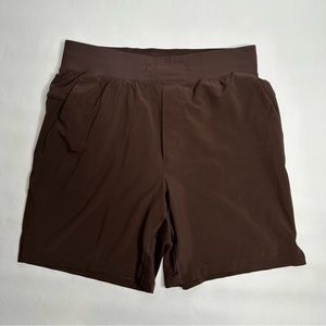 Lululemon T.H.E Linerless shorts 7” Mens Medium in Brown